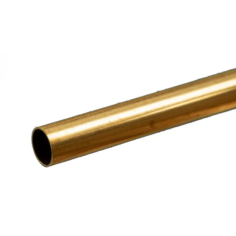 Round Brass Tube: 5/16" Od X 0.014" Wall X 12" Long 1