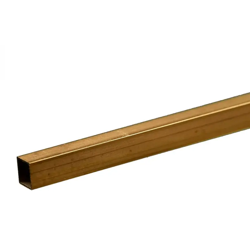 7/32" Outside Diameter Square Brass Tube (1 Pc Per Card) 1