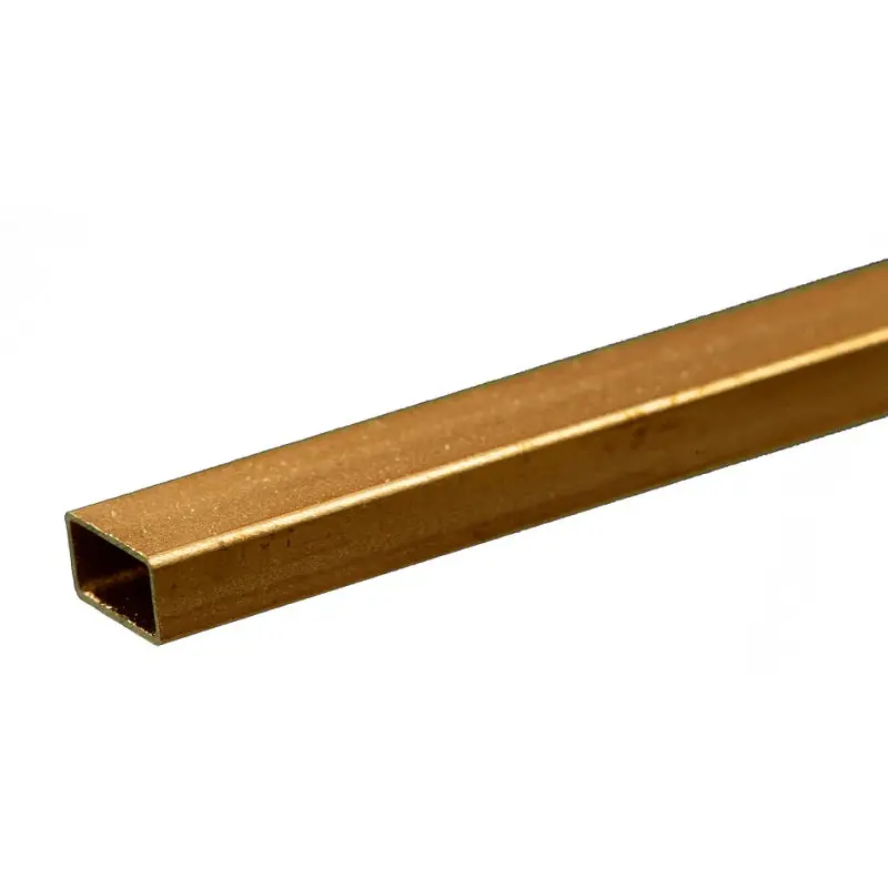 Rectangular Brass Tube: 3/16" X 3/8" X 0.014" Wall X 12" Long 1