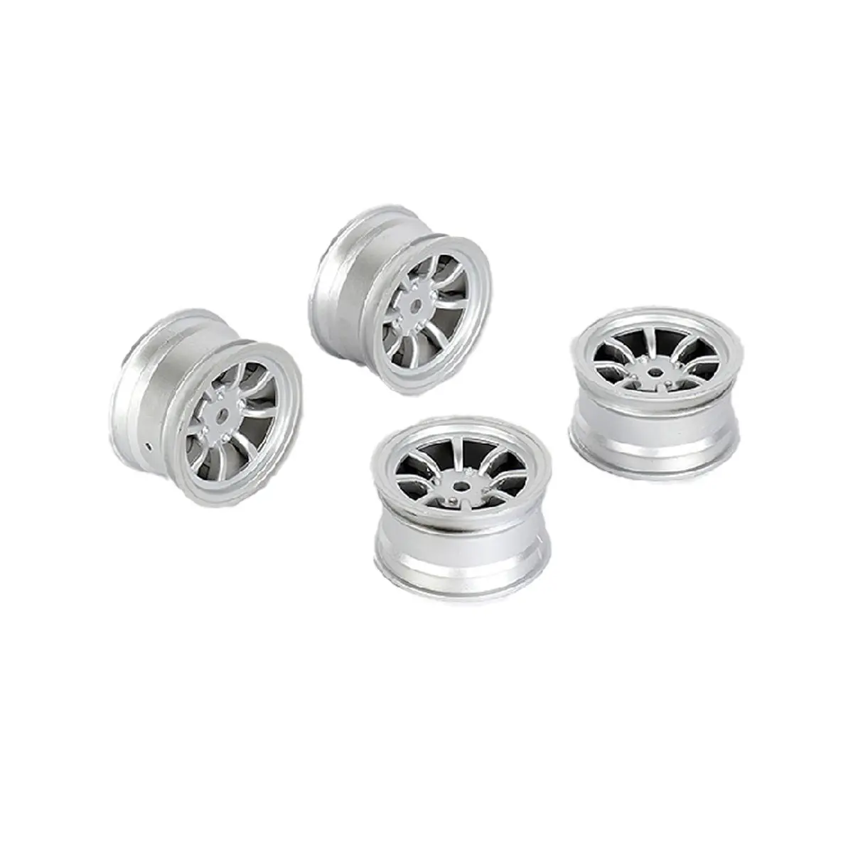 Louise 8 Spoke Wheel +1Mm (Silver), For Lmx 1