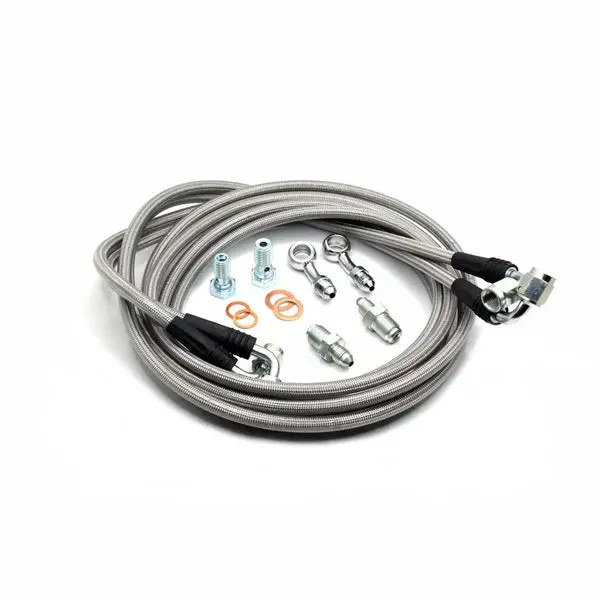 Tech-53 Bmw Inline Dual Hydro Stainless Steel Braided Lines Kit (Bmw E36/E46/E8x/E9x) 1