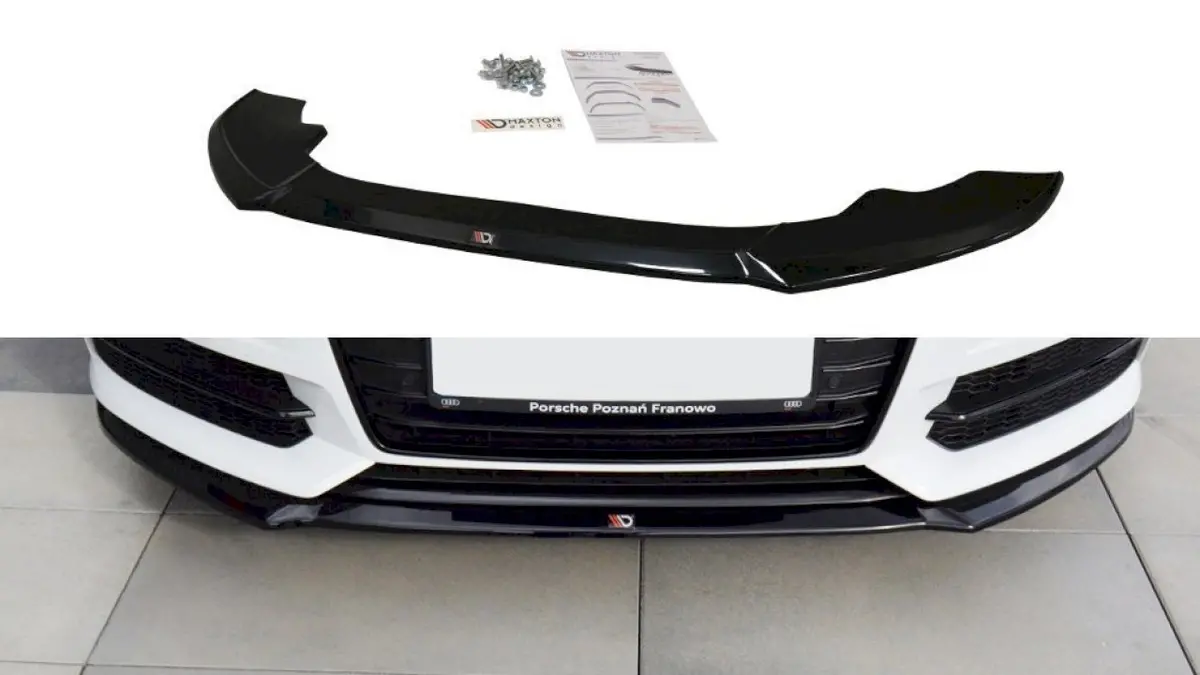 Maxton Design Audi C7 S6 / A6 Facelift (S-Line) Front Bumper Splitter / Spoiler 1
