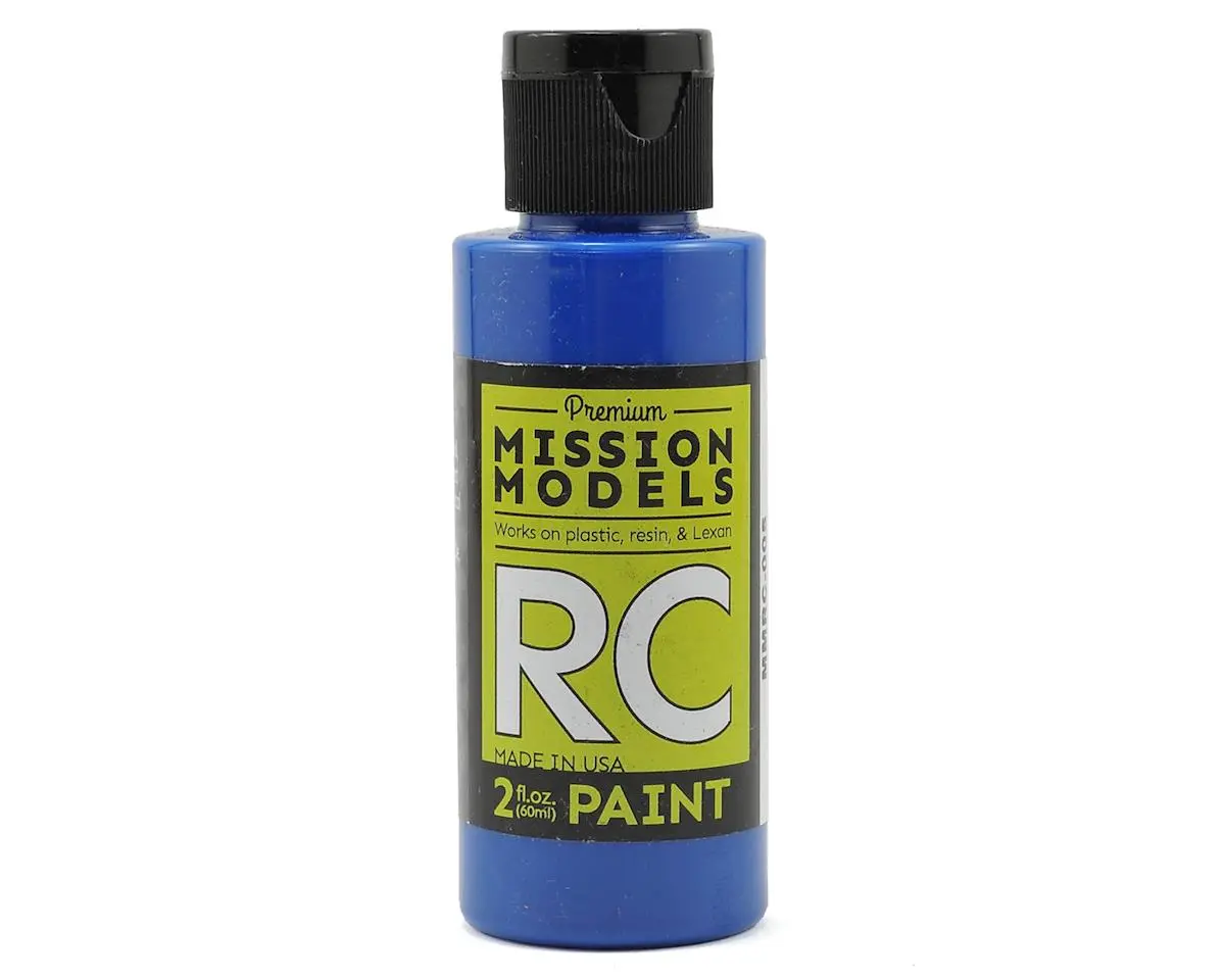 Mission Models Blue Acrylic Lexan Body Paint (2Oz) 1