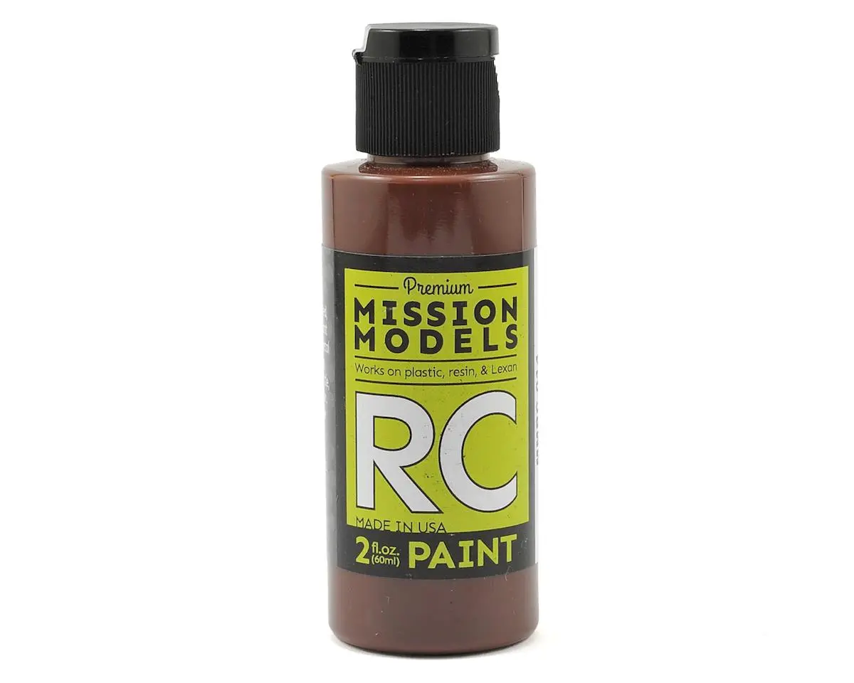 Mission Models Dark Brown Acrylic Lexan Body Paint (2Oz) 1