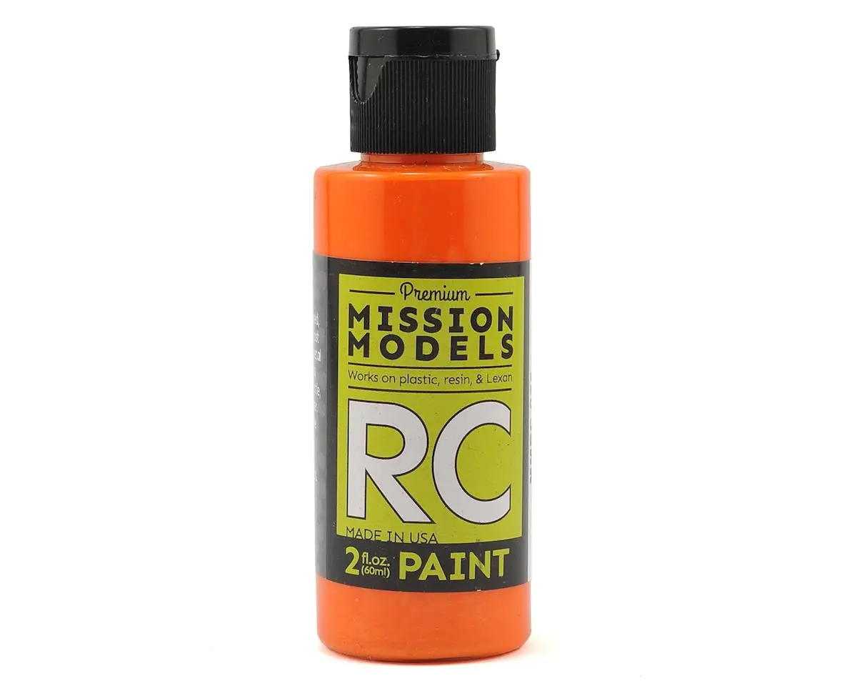Mission Models Pearl Orange Acrylic Lexan Body Paint (2Oz) 1