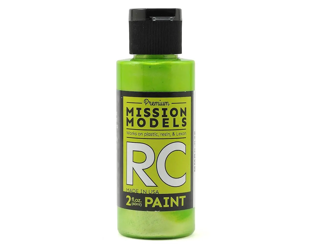 Mission Models Pearl Lime Acrylic Lexan Body Paint (2Oz) 1