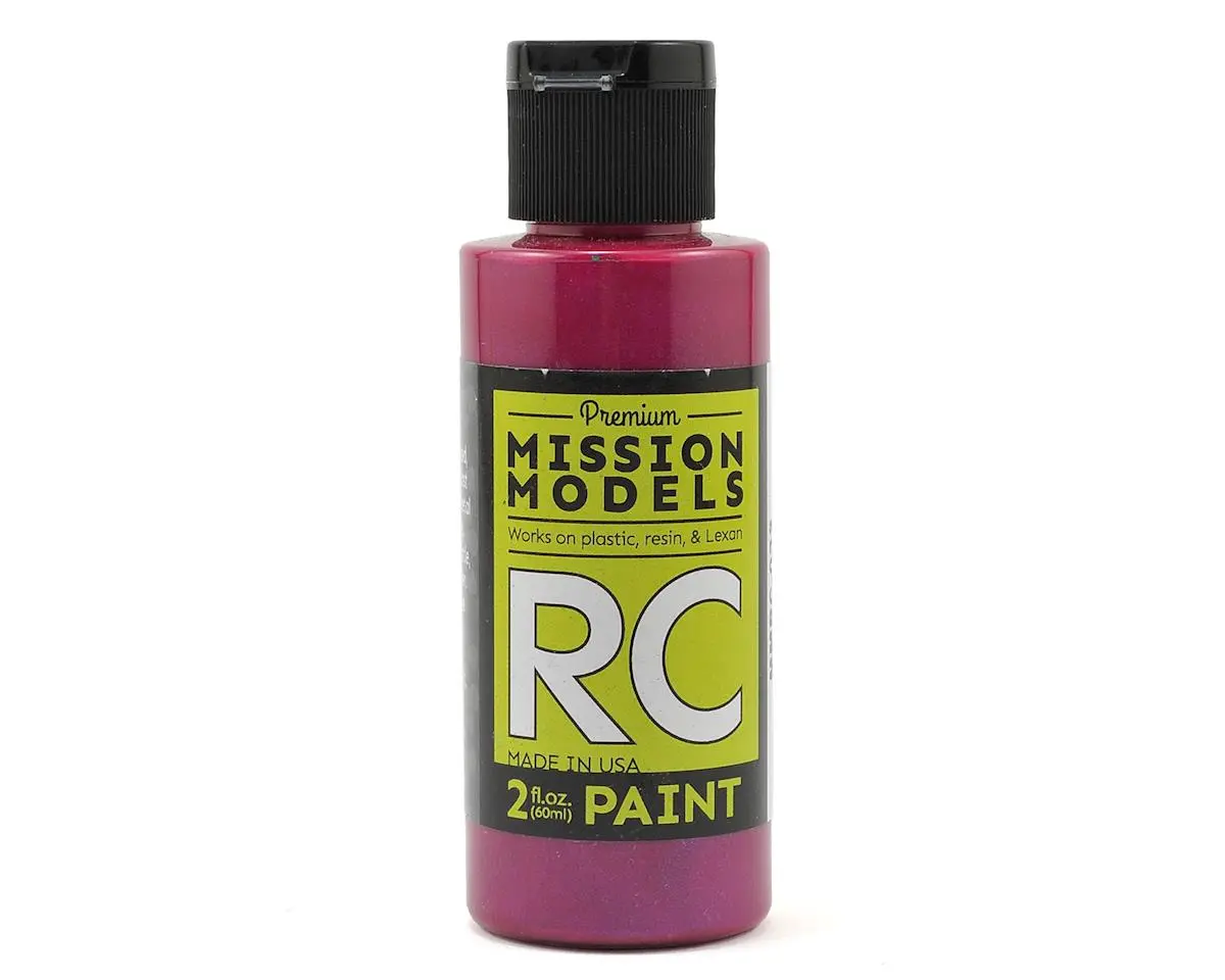 Mission Models Iridescent Candy Red Acrylic Lexan Body Paint (2Oz) 1