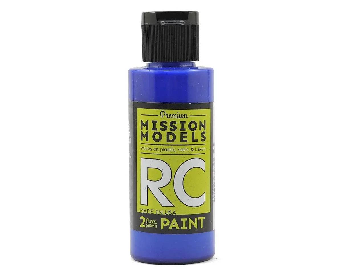 Mission Models Translucent Blue Acrylic Lexan Body Paint (2Oz) 1