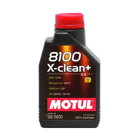Motul 5W30 8100 X-Clean+ Synthetic Oil (1 Liter) 1
