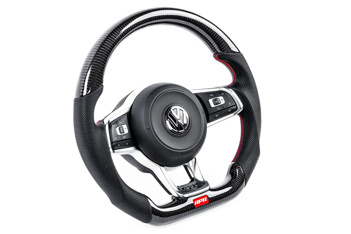Apr Steering Wheel - Carbon Fiber & Perforated Leather - Mk7 Gti/Gli 1