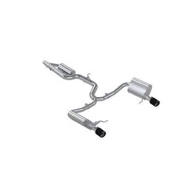 Mbrp Armor Pro Series Mk7 Golf Sportwagen/Alltrack 3" Cat Back Exhaust Dual Rear Exit, Tour Profile - Carbon Fiber Tips 1