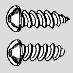 #2X1/2 Button Head  (10) 1