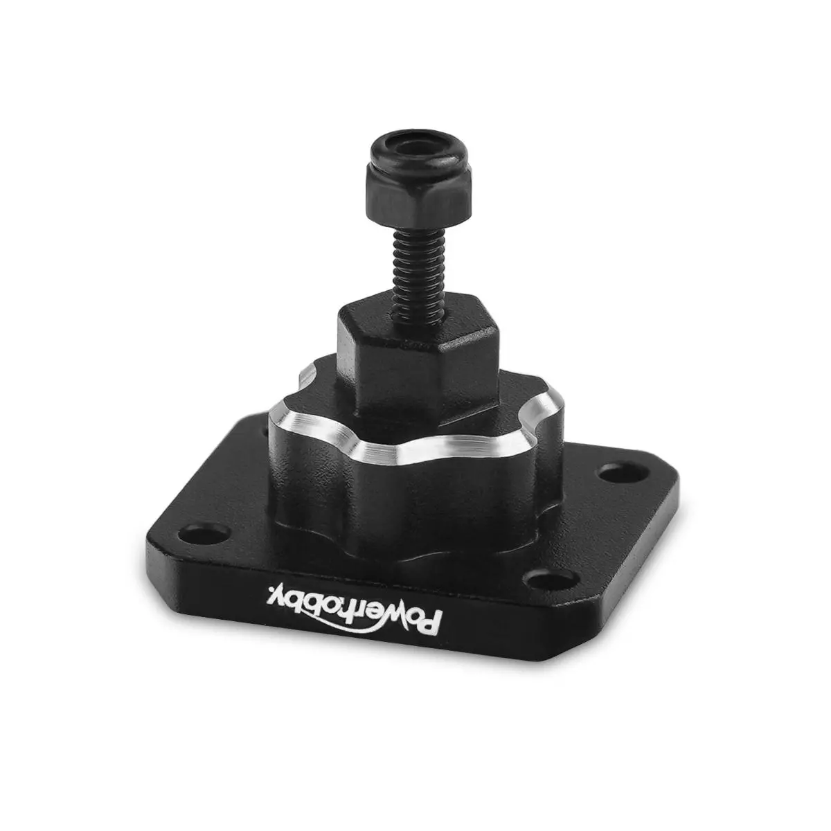 Power Hobby Aluminum Rear Spare Tire Rack Traxxas Trx-4M Black 1