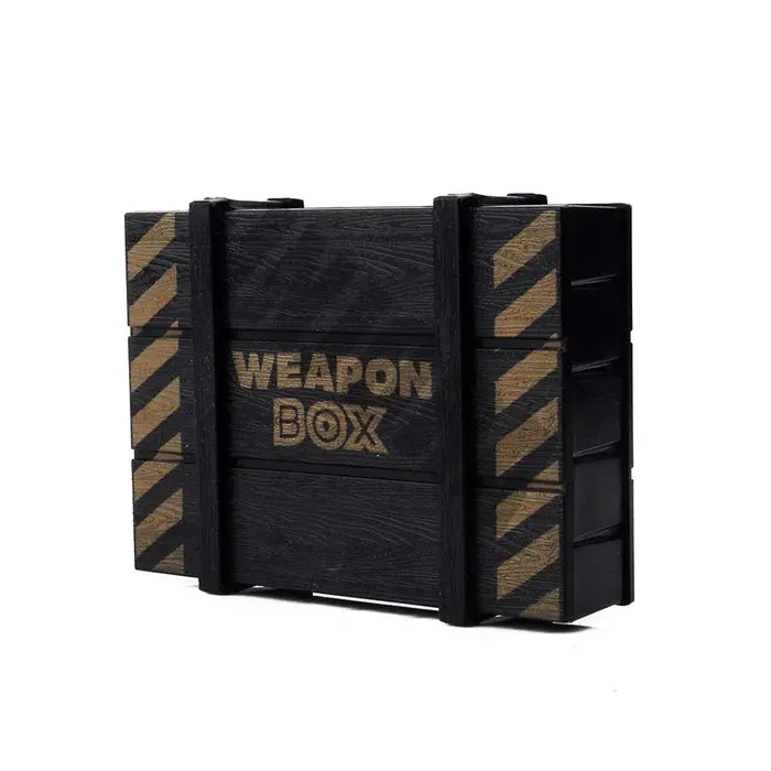 Injora Mini Plastic Weapon Box, 1/10 Scale Accessories For Rc Crawler 1