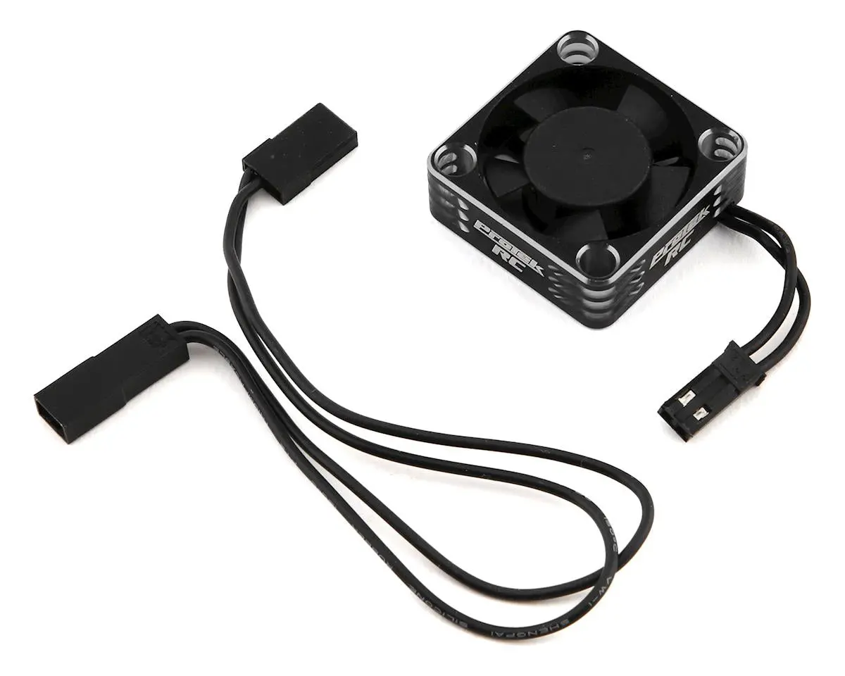 Protek Rc 30X30x10mm Aluminum High Speed Hv Cooling Fan (Silver/Black) 1