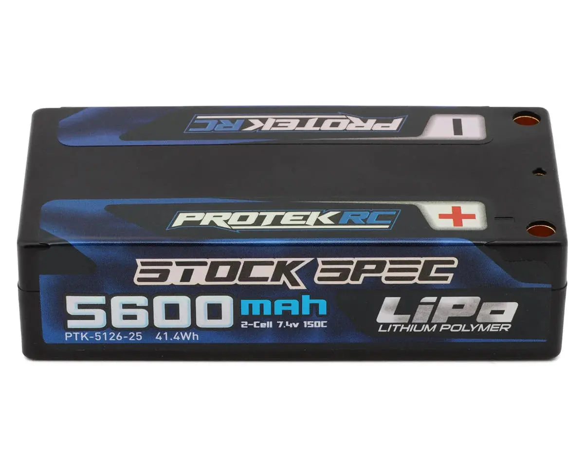 Protek Rc 2S 150C Low Ir Si-Graphene "Stock Spec" Shorty Lipo Battery (7.4V/5600Mah) 1