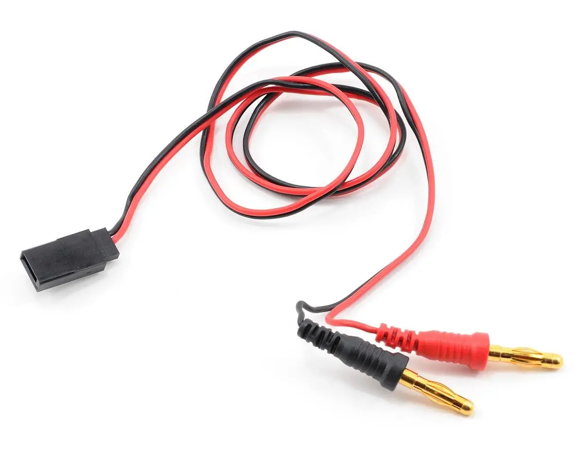 Protek Rc Receiver Charge Lead (Futaba Female To 4Mm Banana Plugs) 1