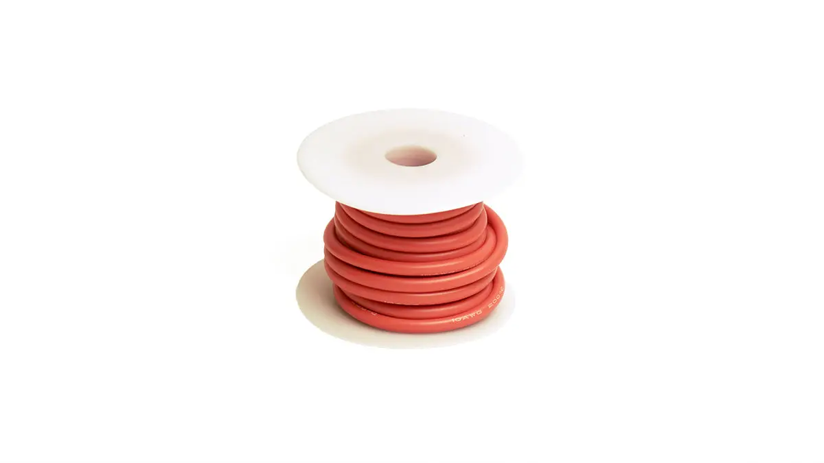 10 Gauge Silicone Ultra-Flex Wire (Red) Sold Per Foot 1