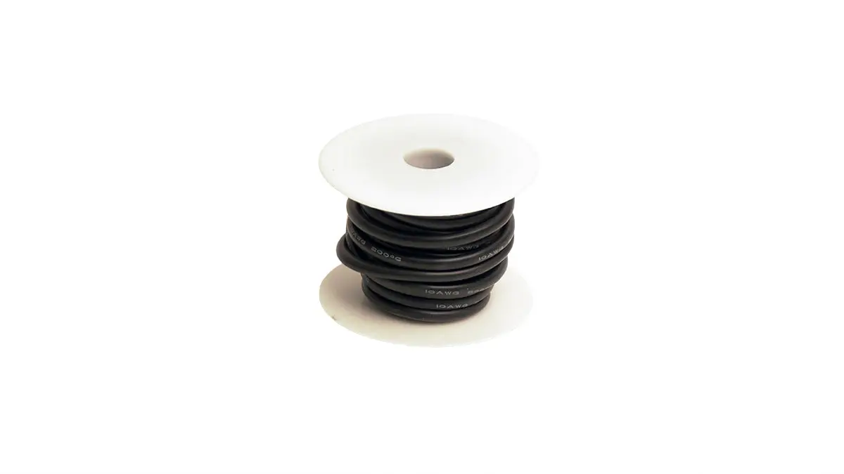 10 Gauge Silicone Ultra-Flex Wire; (Black) Sold Per Foot 1