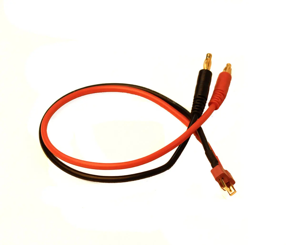 Charge Adapter: Male Deans (T-Plug) To Male 4Mm Bullets-300Mm Wire 1