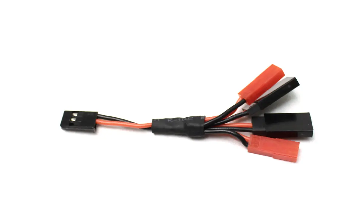Universal Rx Power Splitter, Female Servo X 2 & Jst X 2 1