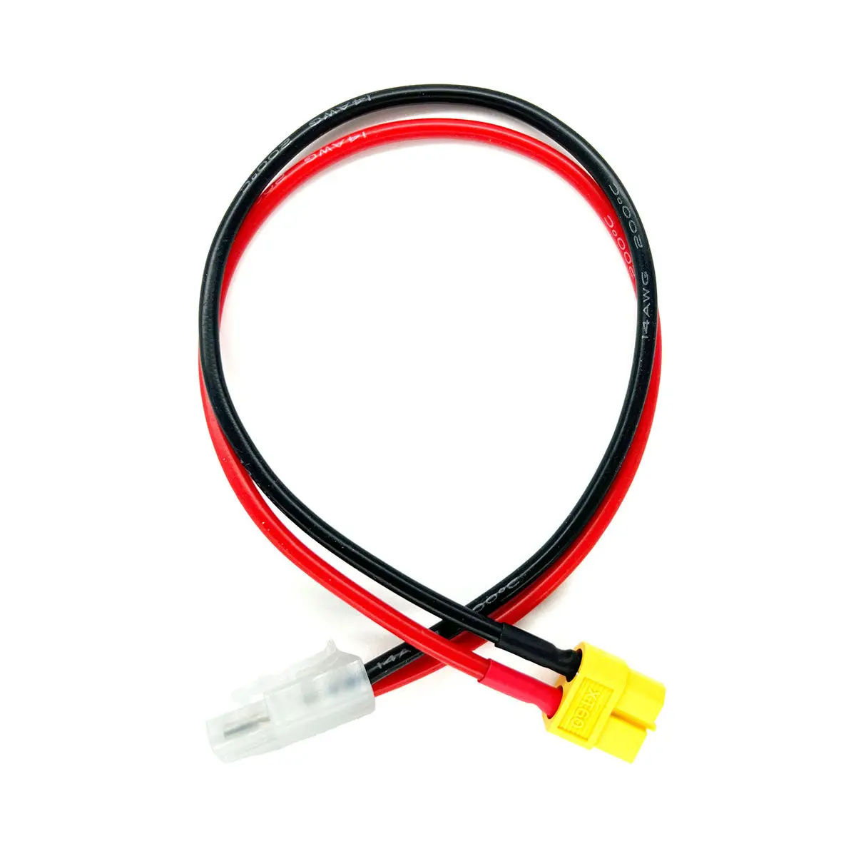 Charge Adapter: Male Tamiya To Female Xt60, 300Mm Wire 1