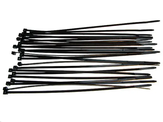 7 1/2" Black Tie Wraps (25) 1