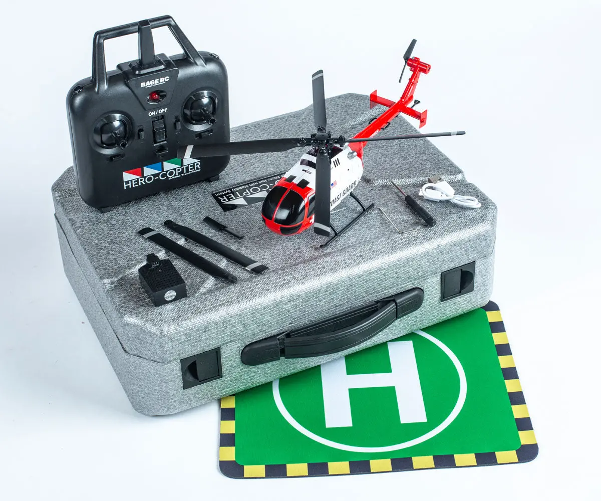 Hero-Copter, 4-Blade Rtf Helicopter; Coast Guard 1