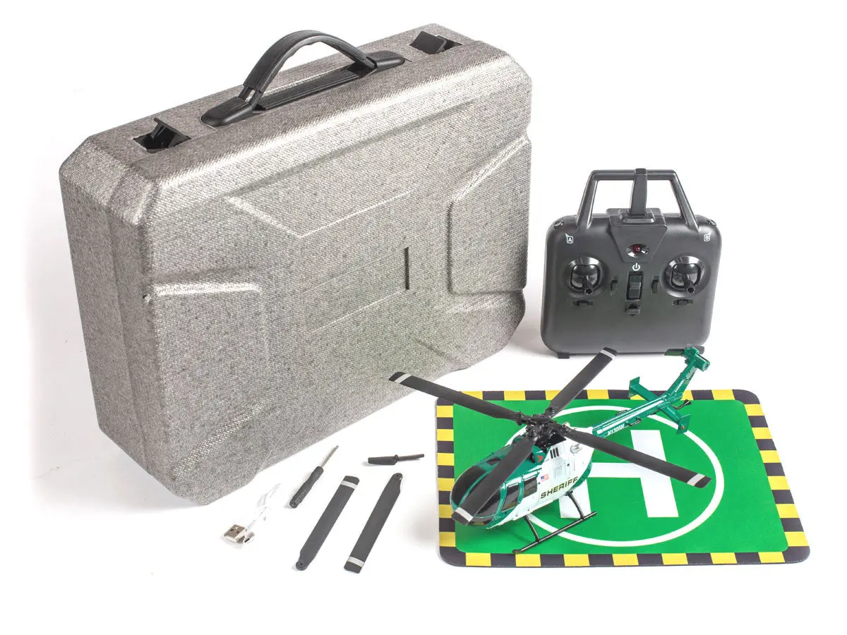 Hero-Copter, 4-Blade Rtf Helicopter; Sheriff 2