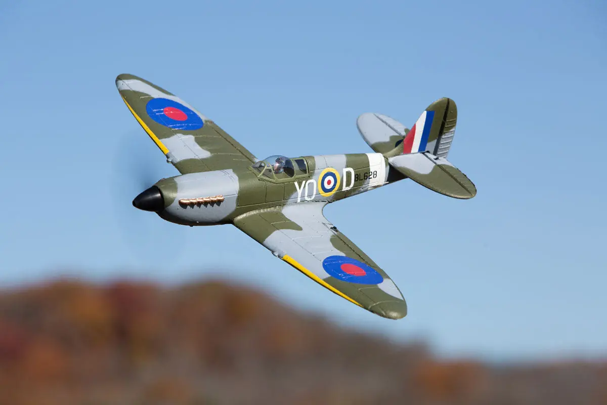 Supermarine Spitfire Micro Rtf Airplane With Pass (Pilot Assist Stability Software) System 2