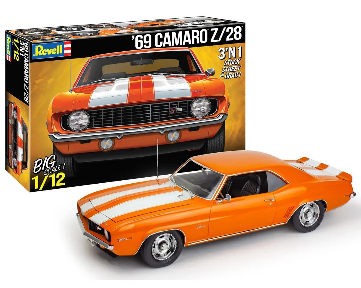 Revell 1/12 1969 Chevy Camaro 3N1 1