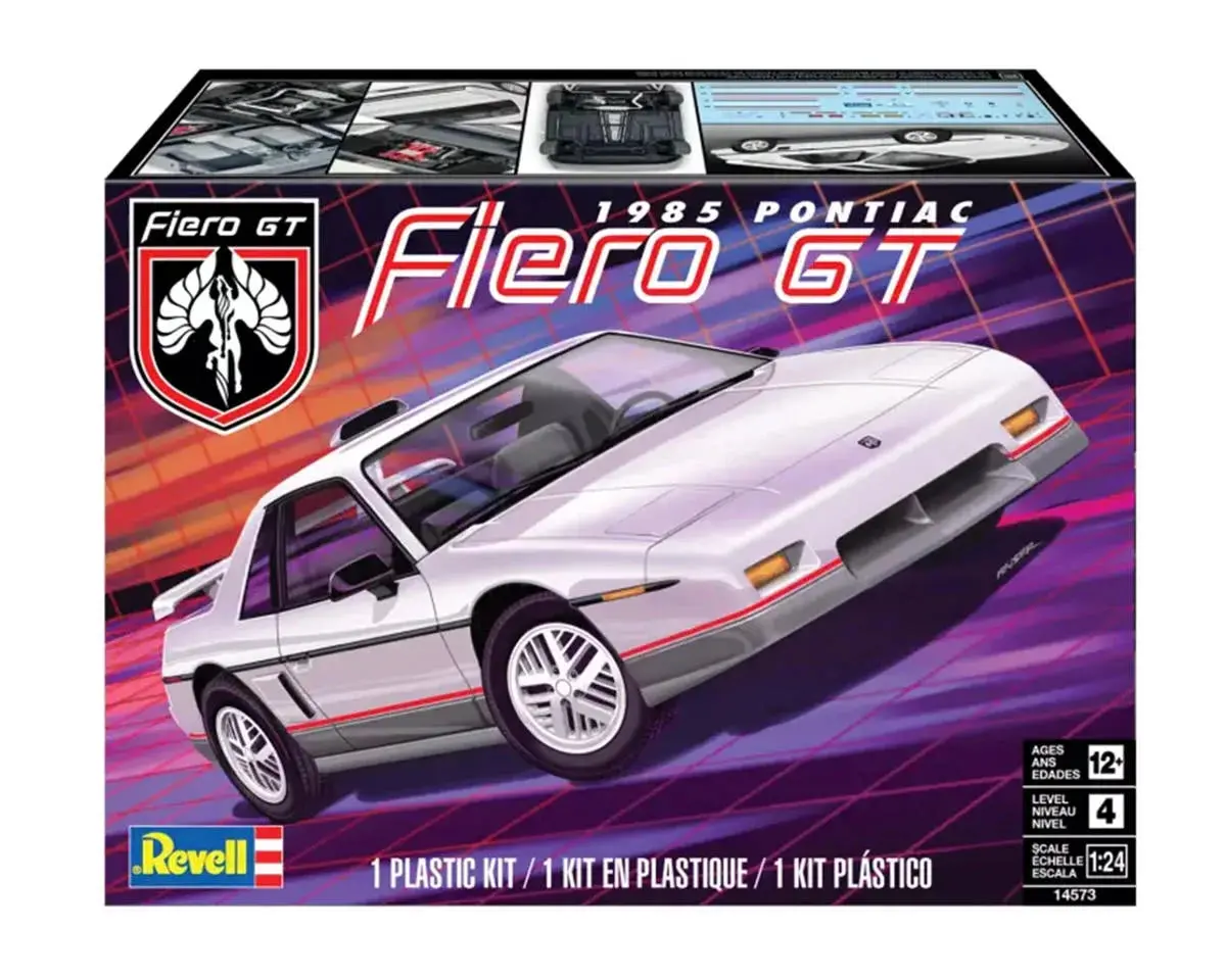 Revell 1/24 1985 Pontiac Fiero Gt Plastic Model Kit 1
