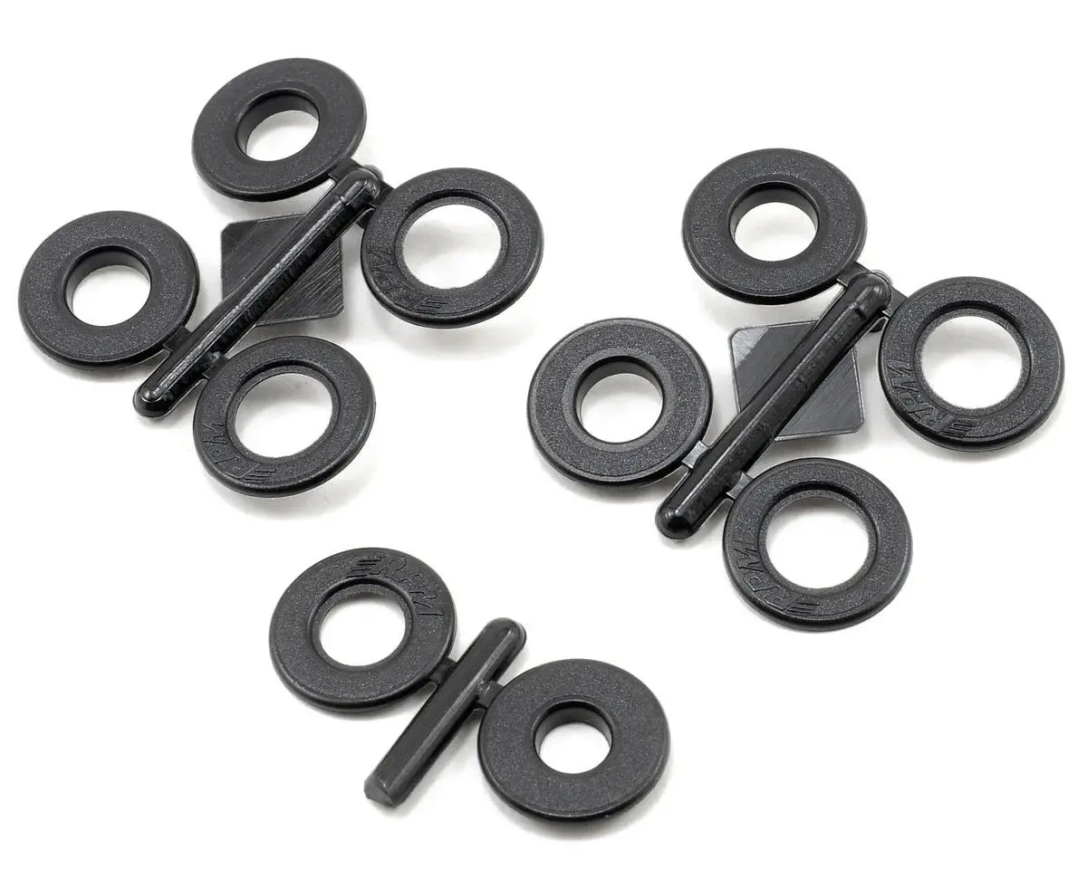 Rpm 1/4" Snap-Tite Body Savers For Traxxas Nitro Slash (Black) (5) 1