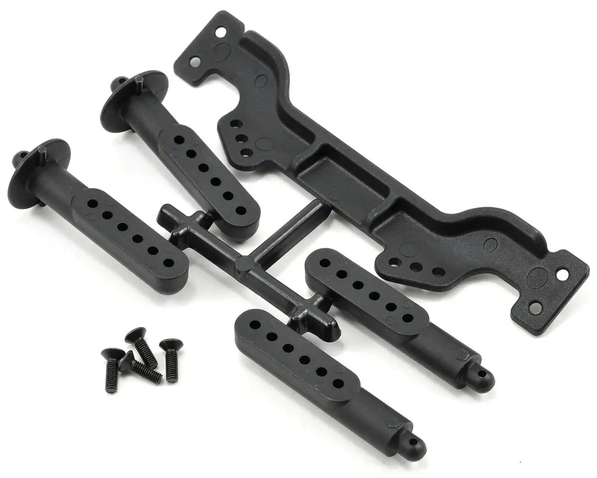 Rpm Adjustable Front Body Mount & Post Set For Traxxas Nitro Slash/Nitro Stampede/Slash/Stampede 1