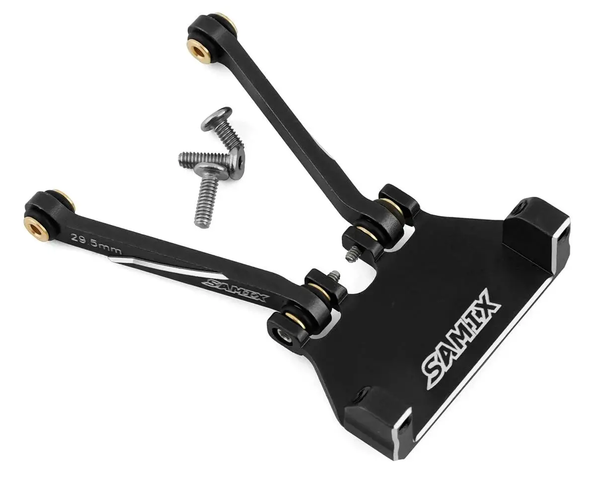 Samix Scx24 Aluminum 4-Link Servo Mount W/29.5Mm Links (Black) (Ecopower/Emax) 1