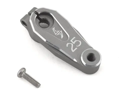 Samix Scx10 Iii Aluminum Clamp Lock Servo Horn (25T) (Grey) 1