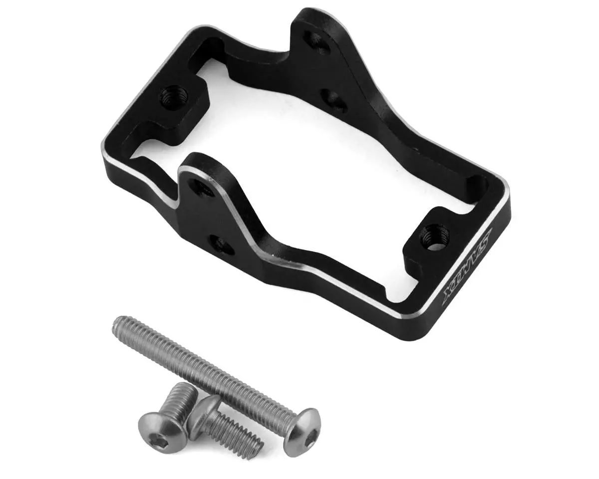 Samix Trx-4M Aluminum Servo Mount (Black)  (Traxxas/Ecopower) 1