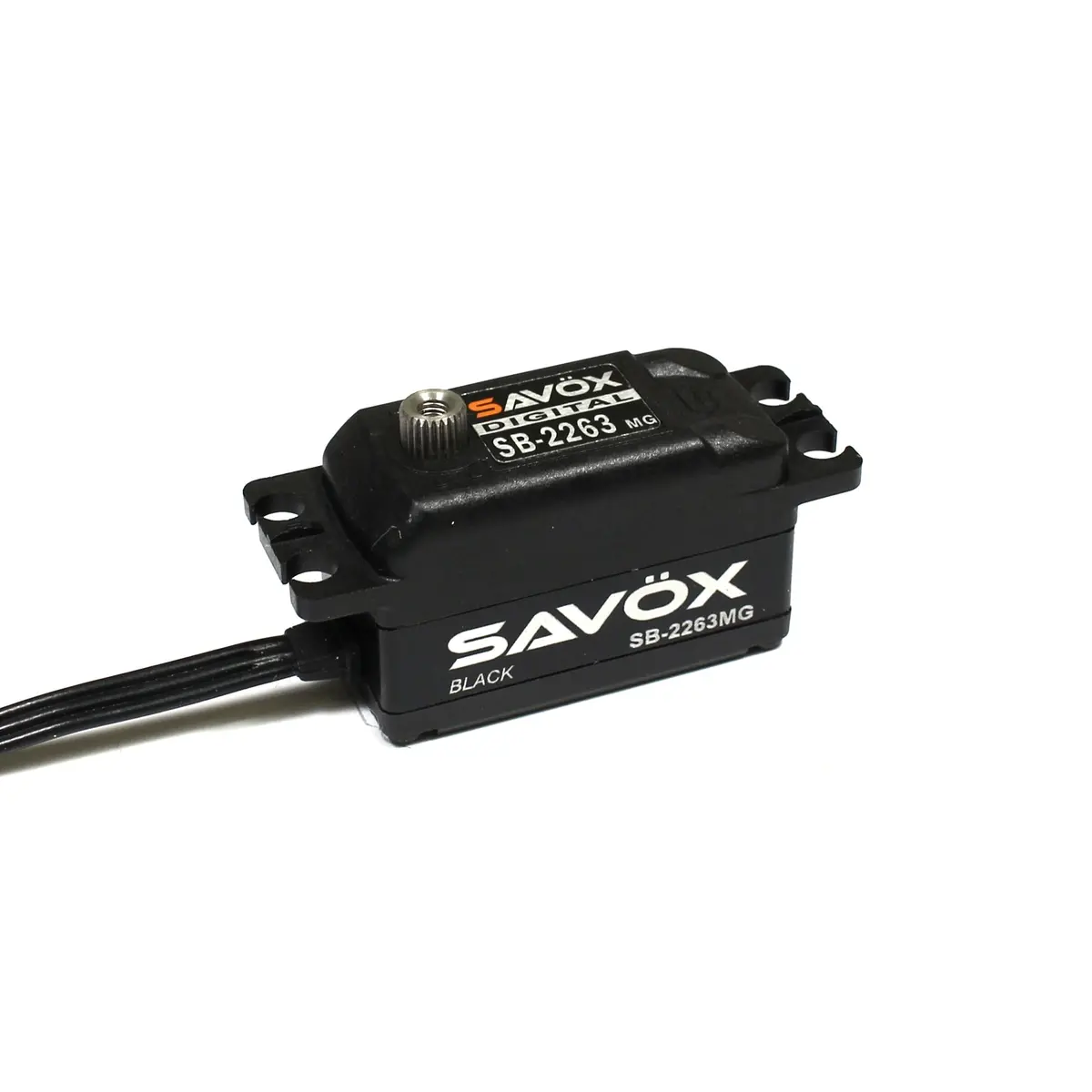 Savox Black Edition Low Profile Brushless Digital Servo, 0.076Sec / 138.9Oz @ 6.0V 1