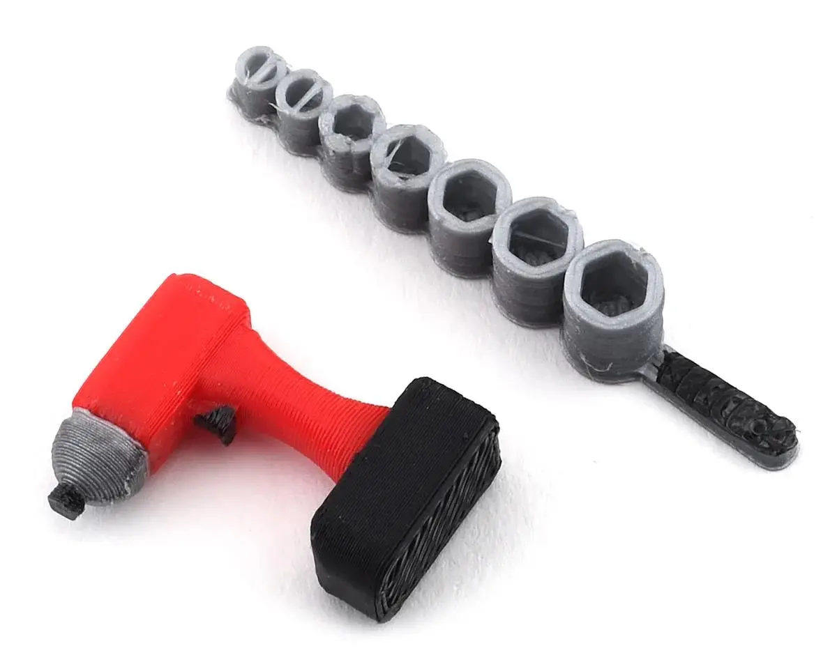 Scale By Chris 3/8" Cordless Impact Driver W/Sockets 1/10 Scale 1