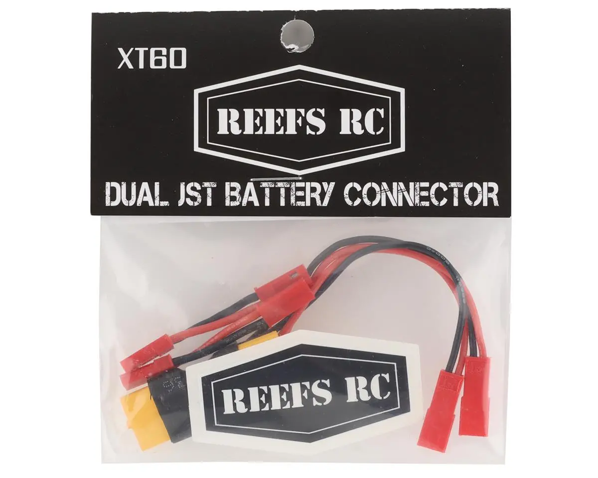 Reefs Rc  Xt60 Dual Jst Connector W/ 2 Male-Male Adaptors 1