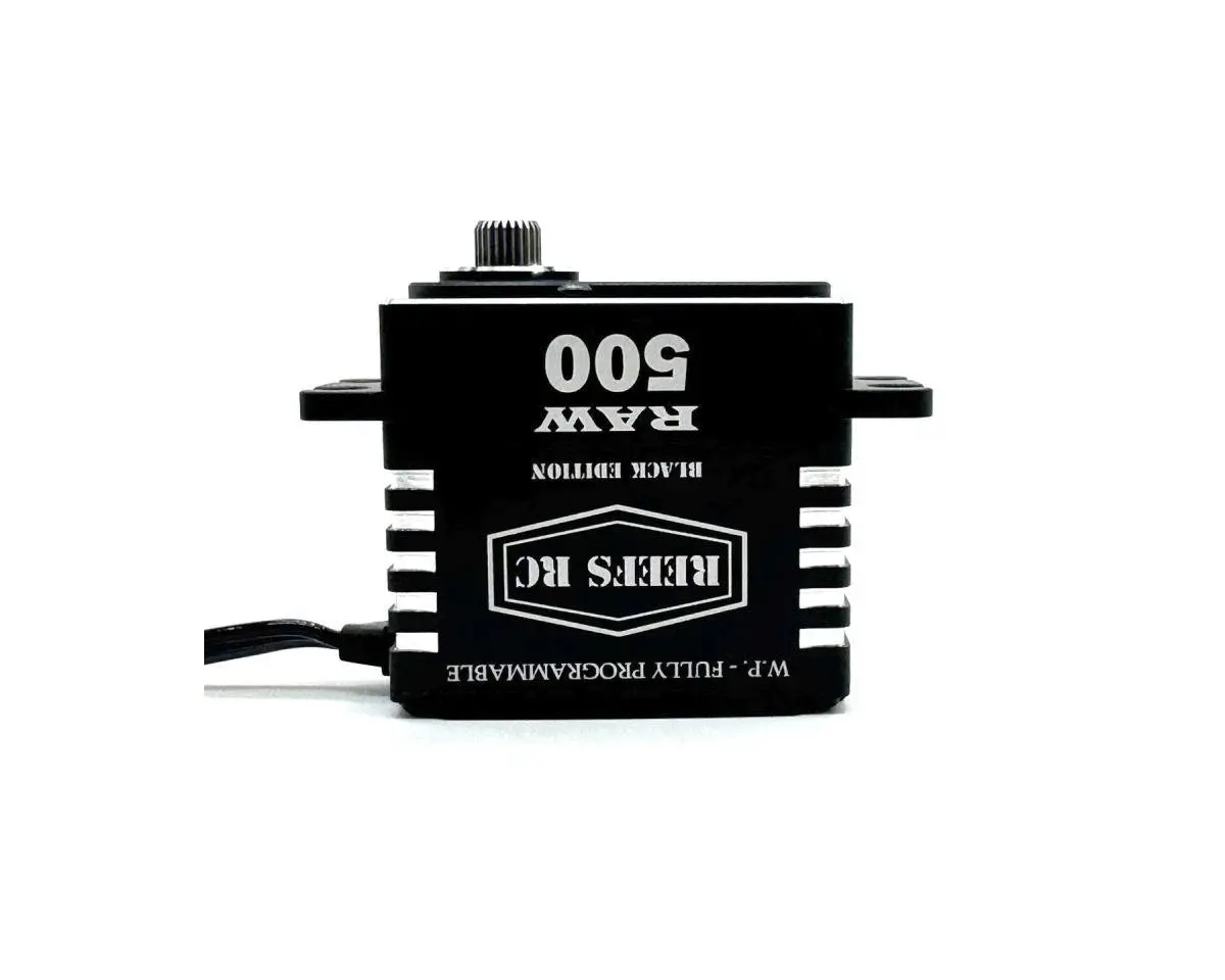 Reefs Rc Raw 500 High Torque/Speed Digital Servo (High Voltage) (Black Edition) 1