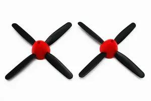 4-Blade Prop & Spinner - Prop Saver Version (2); P-51D Bl 1