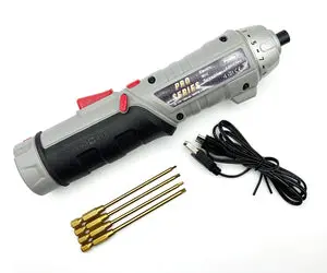 Cordless Drill With Clutch & Metric Tip Set (1.5/2.0/2.5/3Mm) 1