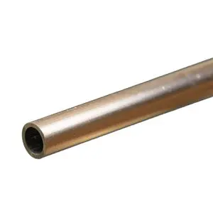 Round Aluminum Tube: 5/16" Od X 0.035" Wall X 12" Long 1