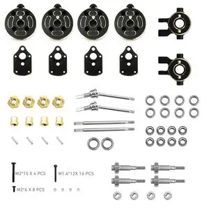 Power Hobby Brass Front / Rear Portal Kt For The Traxxas Trx-4M 1