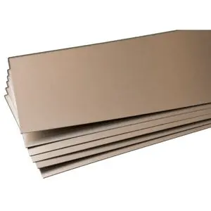 Tin Coated Sheet: 0.013" Thick X 4" Wide X 10" Long 1