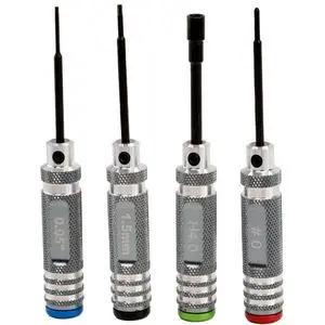 0.05" 1.5Mm Hex 4.0Mm Nut #0 Driver Tool Set, For 1/24 / Axial Scx24 1