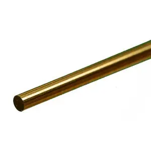 Round Brass Rod: 1/8" Od X 12" Long 1