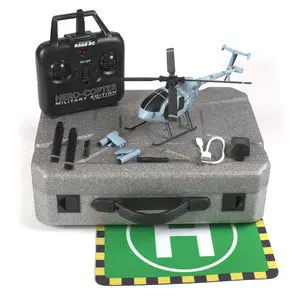 Hero-Copter Military, 4-Blade Rtf Heli; Navy 2
