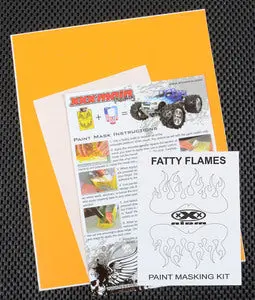 Xxx Main Racing Fatty Flames Paint Mask 1